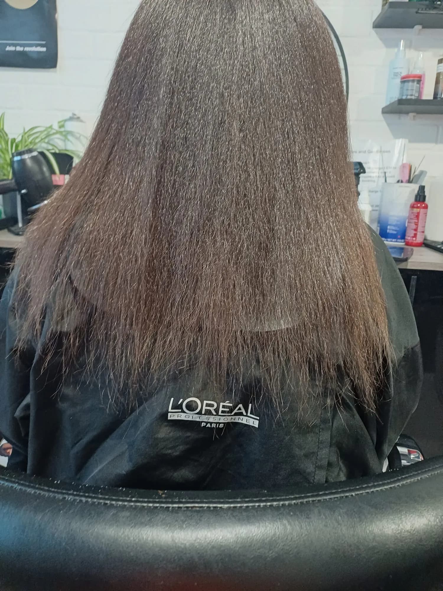 Keratin smoothing result