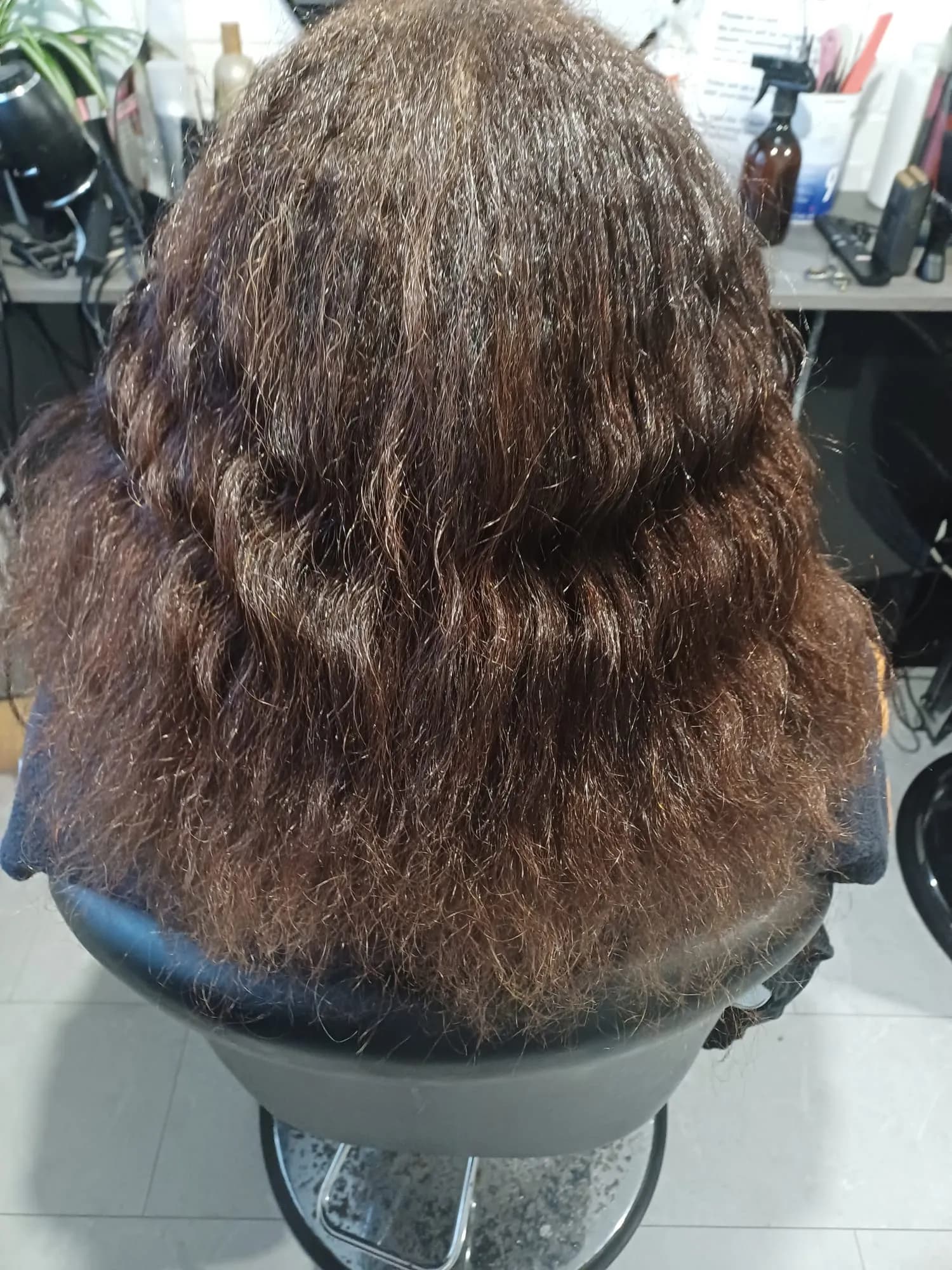 Keratin hair transformation